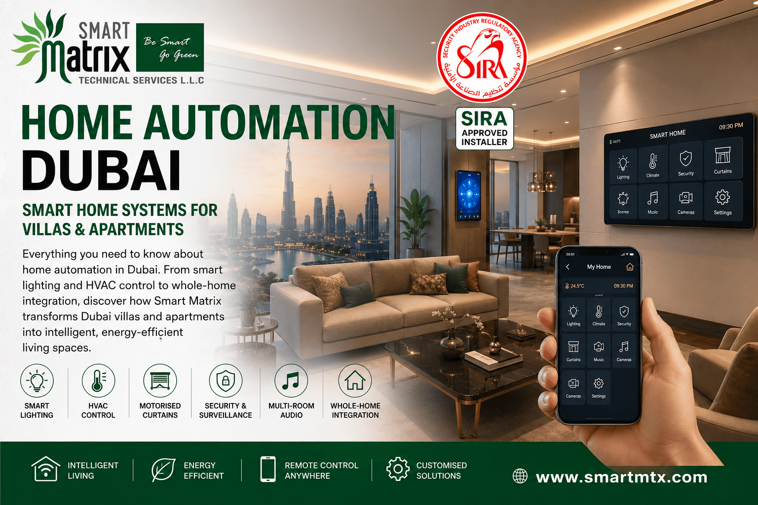 Home Automation Dubai | Smart Home Systems for Villas & Apartments